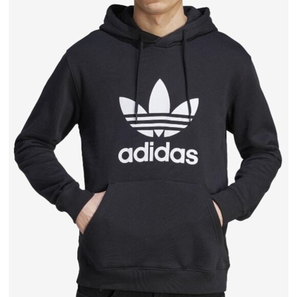 Adidas Big Trefoil Logo Pullover Hoodie - Men's Medium - Picture 1 of 9